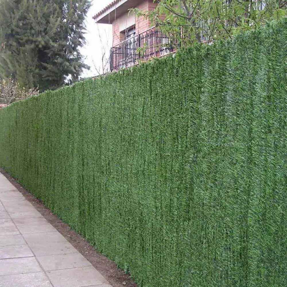 Haie artificielle verte