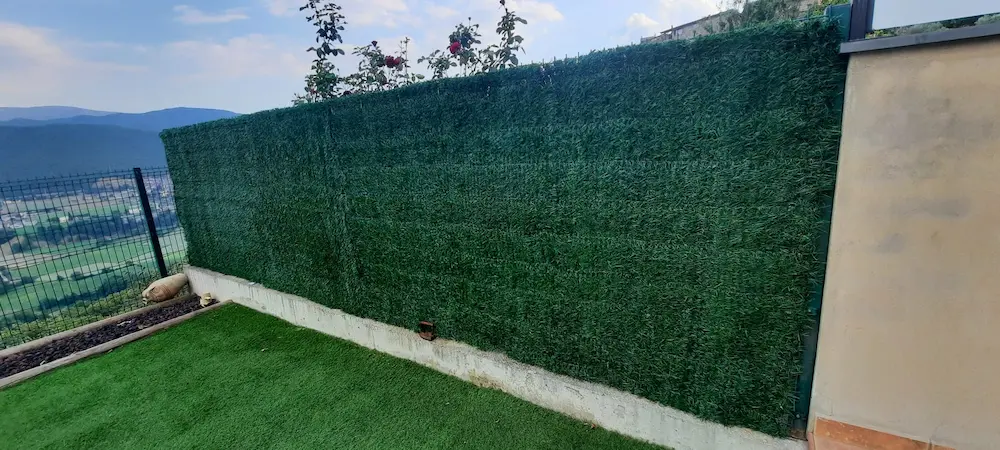 Haie Artificielle Verte Décorative pour Clôtures et Occultation de Jardin – 99 % d’Opacité – Image 5